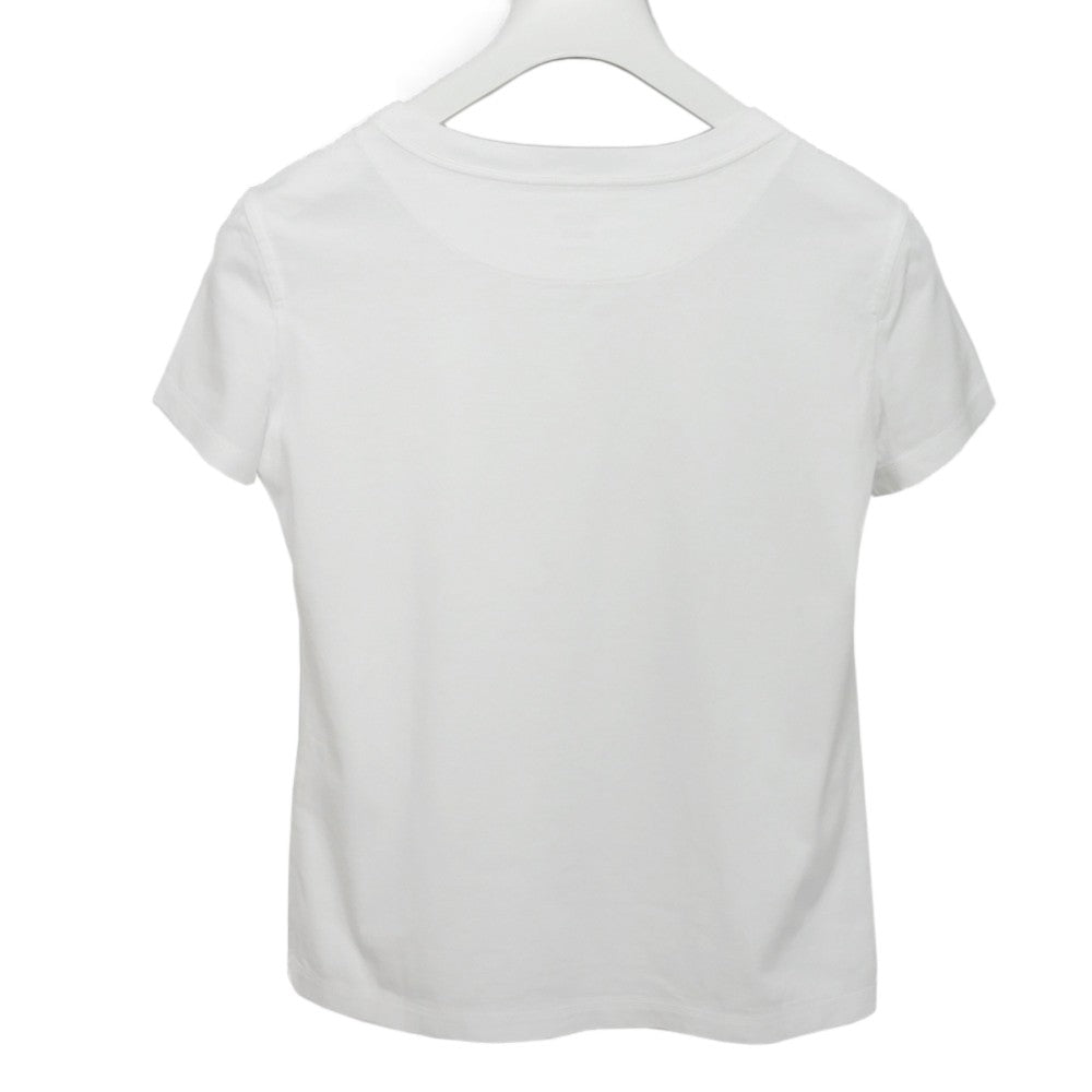 HERMES Short sleeve T-shirt cotton white Anchor Chain Pocket Chene Dunkle Crewneck 34