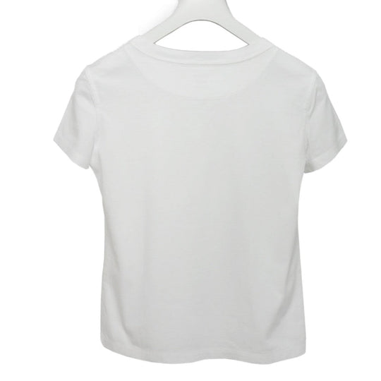 HERMES Short sleeve T-shirt cotton white Anchor Chain Pocket Chene Dunkle Crewneck 34