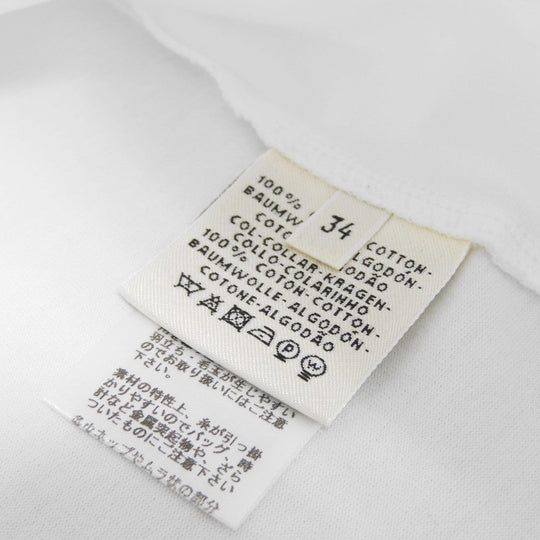 HERMES Short sleeve T-shirt cotton white Anchor Chain Pocket Chene Dunkle Crewneck 34