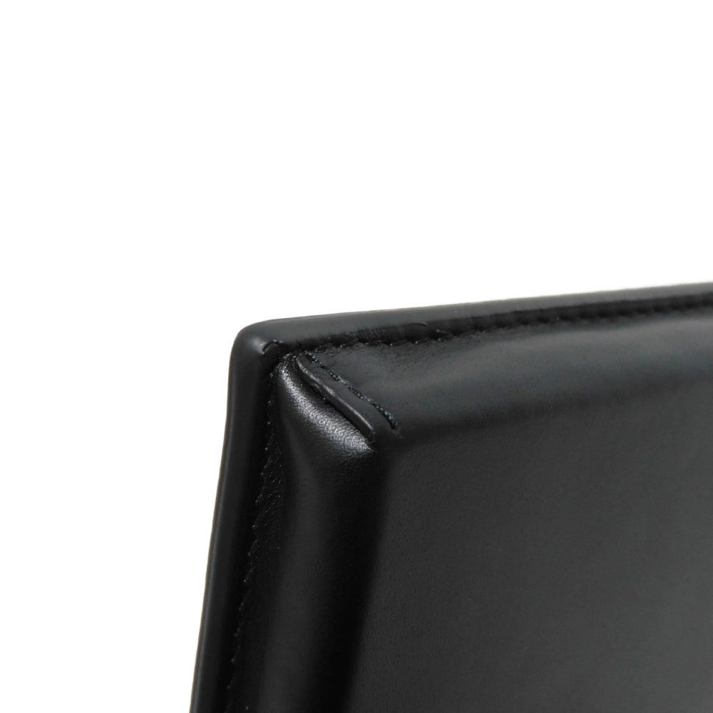 BOTTEGAVENETA Shoulder Bag 578205 VBOY2 1000 Calfskin Nero Perforated Phone Holder
