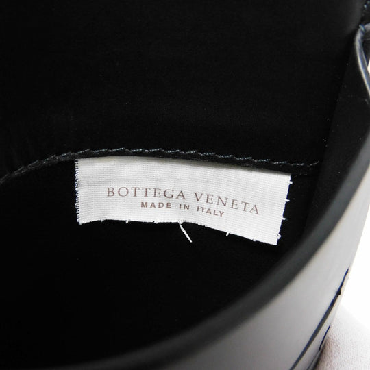 BOTTEGAVENETA Shoulder Bag 578205 VBOY2 1000 Calfskin Nero Perforated Phone Holder