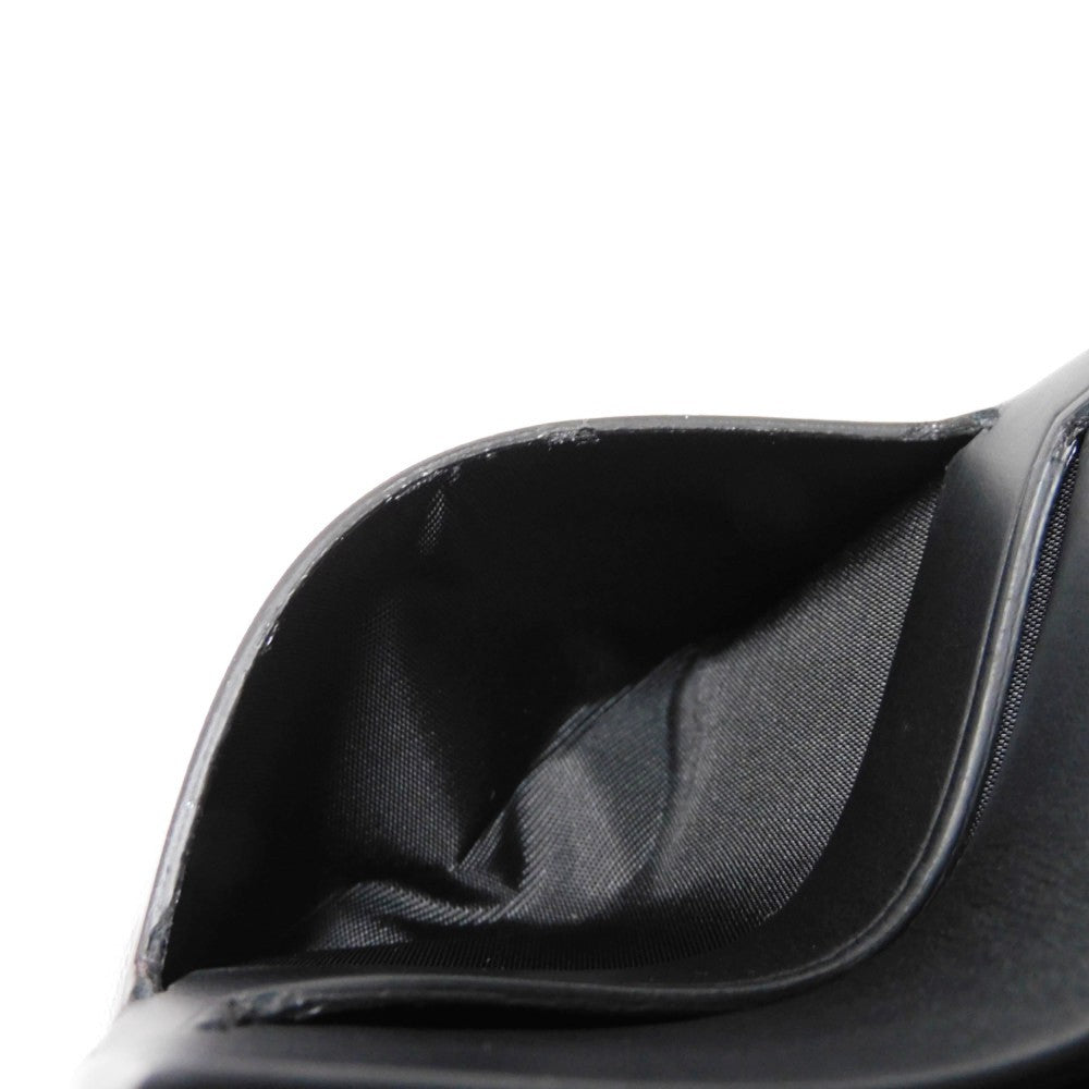 BOTTEGAVENETA Shoulder Bag 578205 VBOY2 1000 Calfskin Nero Perforated Phone Holder