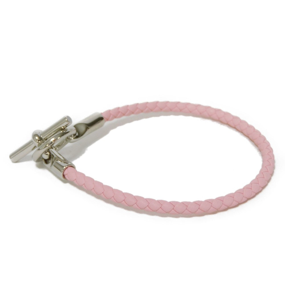 HERMES bracelet Vaux Swift Rose cherry T bar Grenan