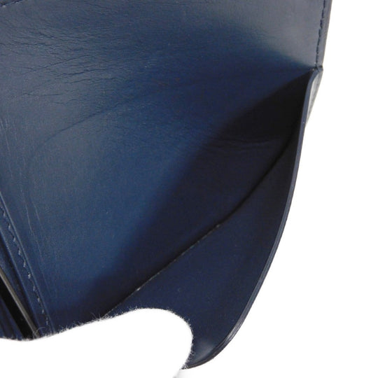 BOTTEGAVENETA Bifold Wallet 390877 V001N 4130 Calfskin Celeste INTRECCIATO Money clip wallet