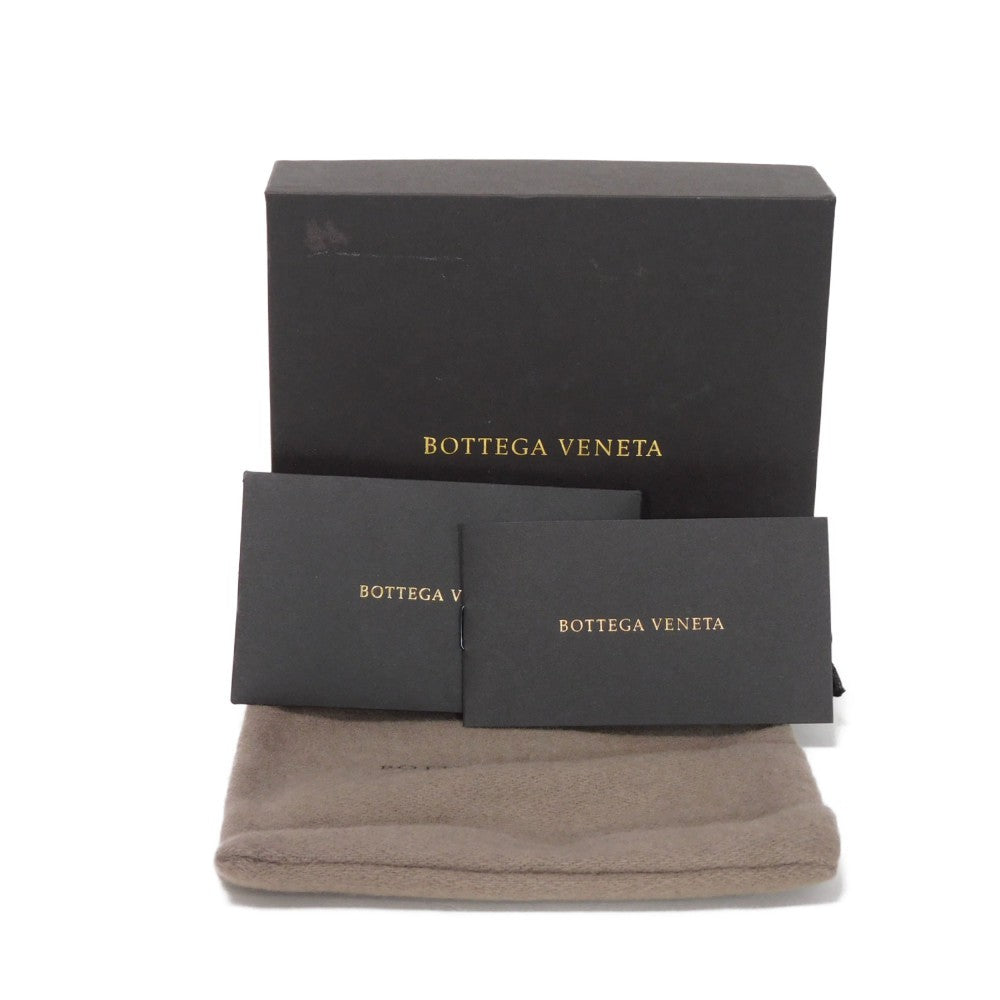 BOTTEGAVENETA Bifold Wallet 390877 V001N 4130 Calfskin Celeste INTRECCIATO Money clip wallet