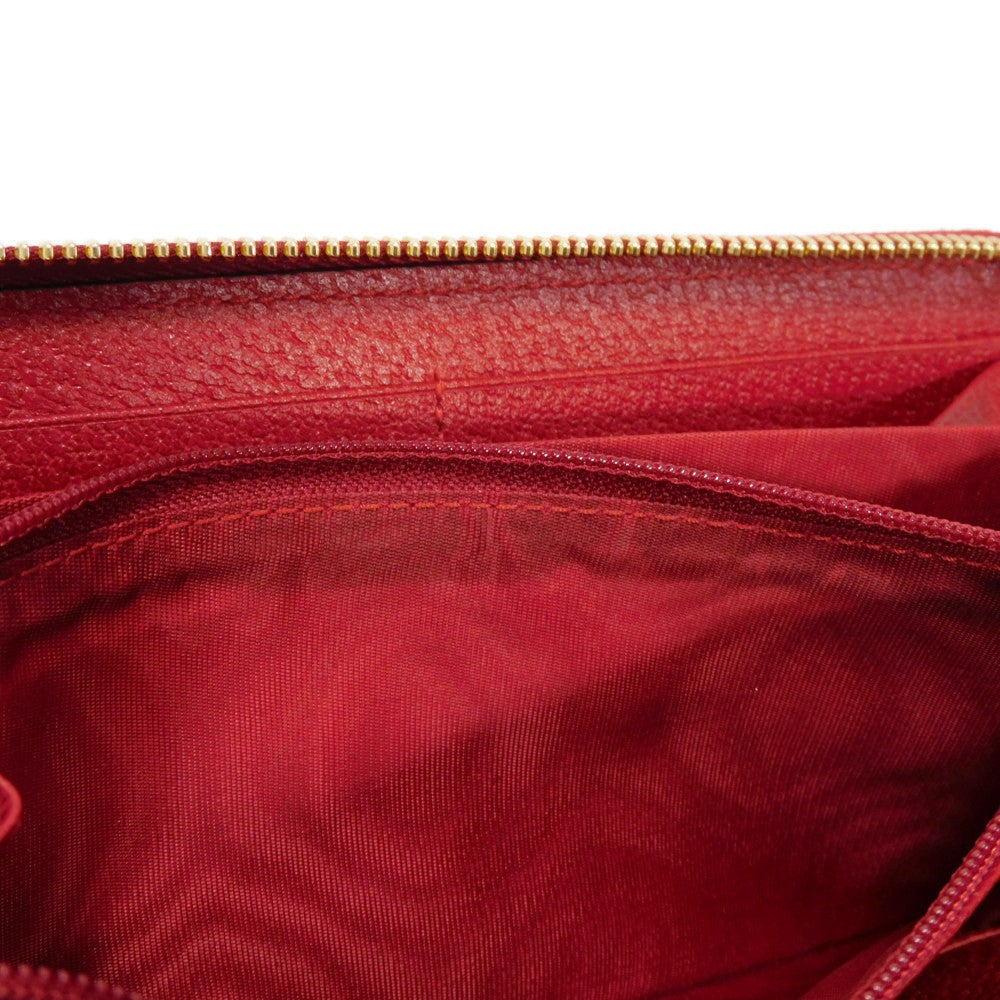 GUCCI Long Wallet Purse 524790 9SBCG 9093 Baia de la linen canvas x calf leather Tricolor logo Baiadera Zip Around Wallet