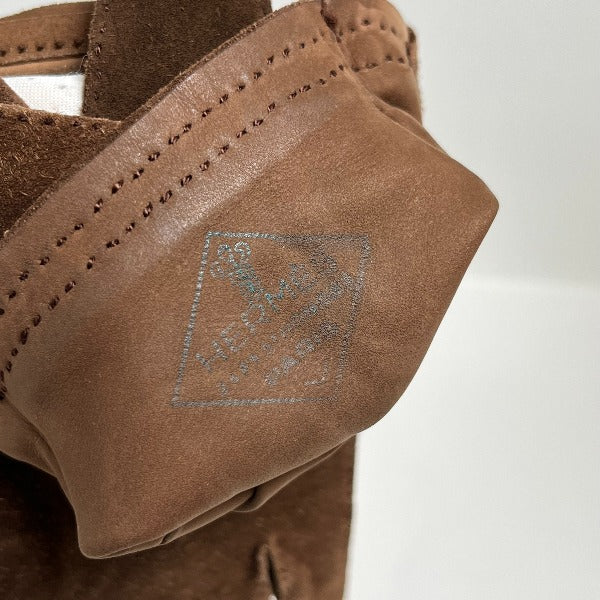 HERMES gloves suede Dark brown Women ‚U 1/2 Used Authentic