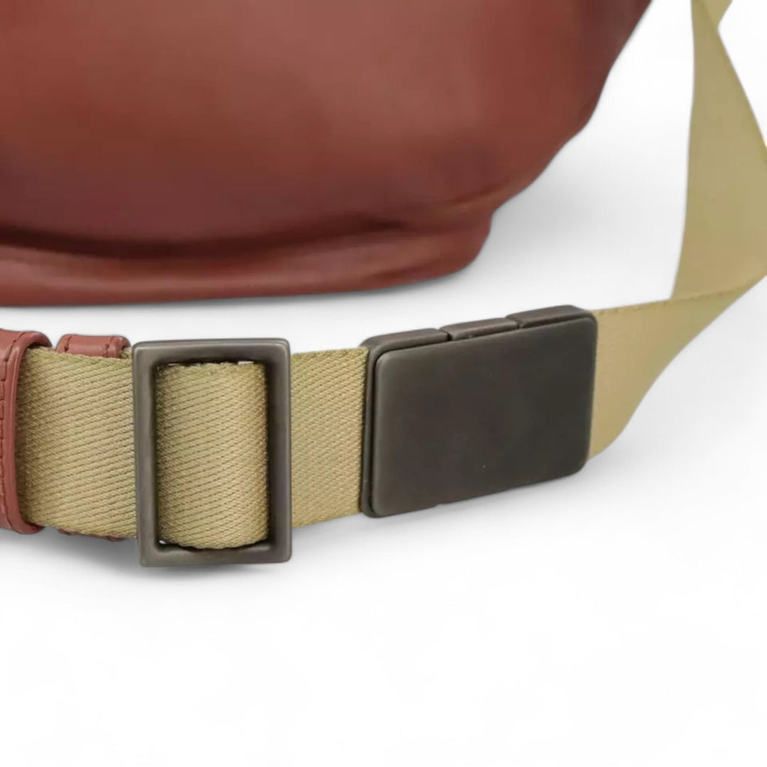 Bottega Veneta Waist Bag Leather Pink Shoulder Strap