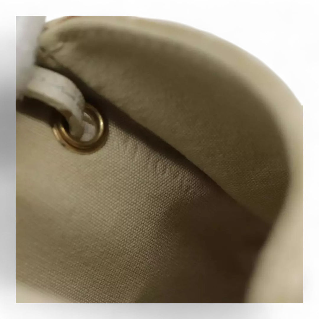 Louis Vuitton Monogram Mini Pochette Cancoon Shoulder Bag Dunne Beige Women Crossbody Purse