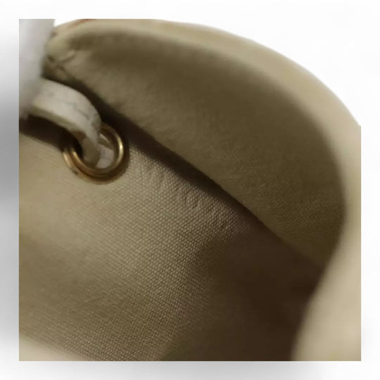 Louis Vuitton Monogram Mini Pochette Cancoon Shoulder Bag Dunne Beige Women Crossbody Purse