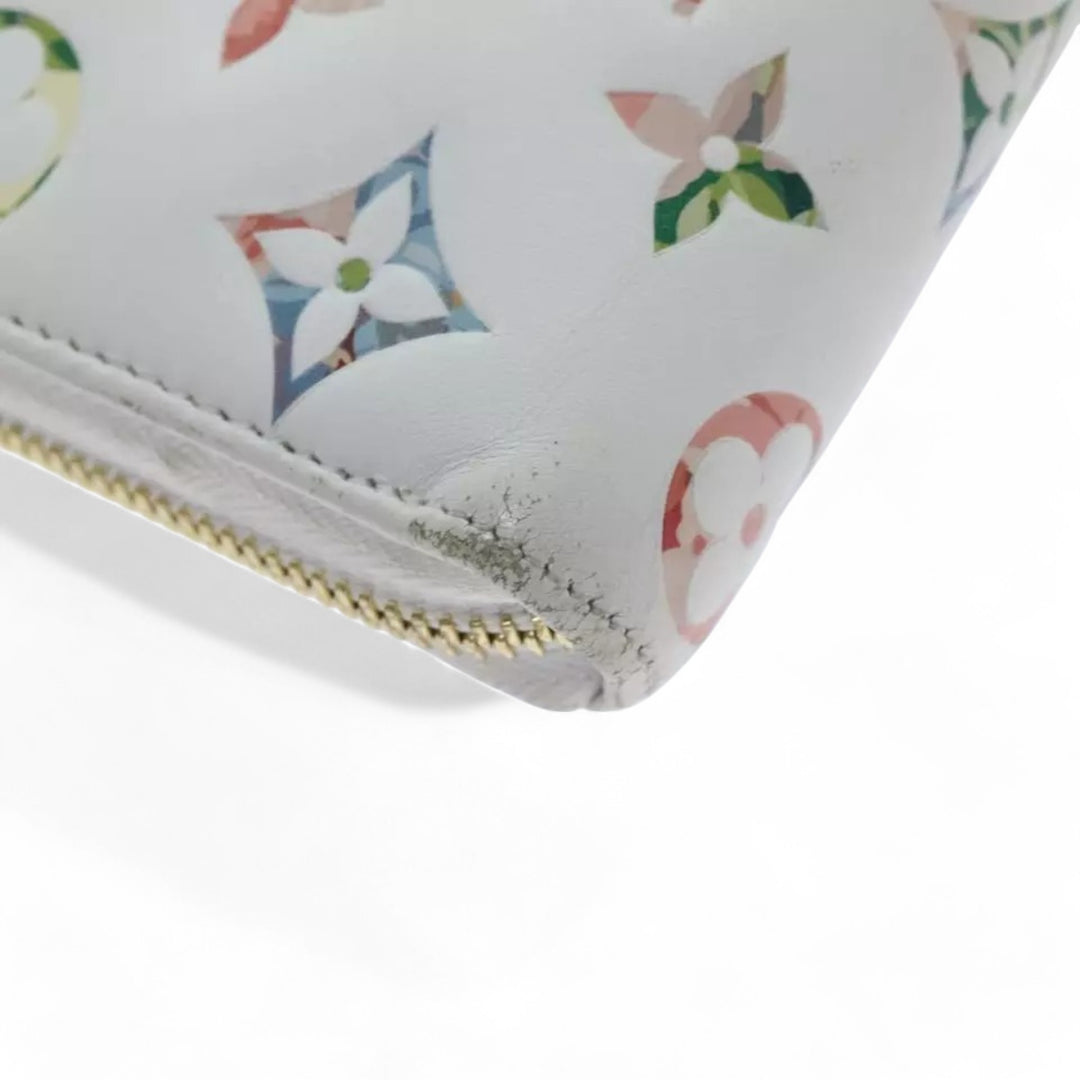 Louis Vuitton Monogram Garden Zippy Wallet White Multicolor Long Women's Wallet