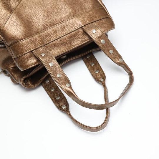 botkier Handbag Leather (leather) gold Handbag Women Used Authentic