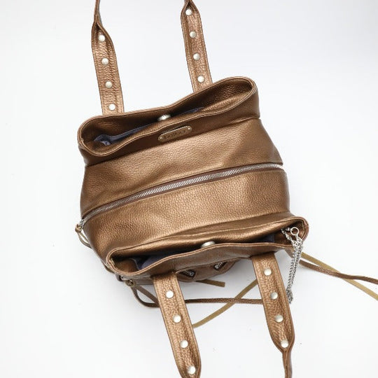 botkier Handbag Leather (leather) gold Handbag Women Used Authentic