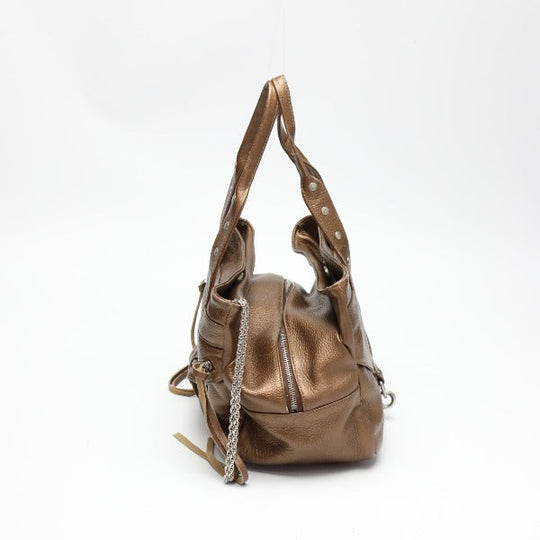 botkier Handbag Leather (leather) gold Handbag Women Used Authentic