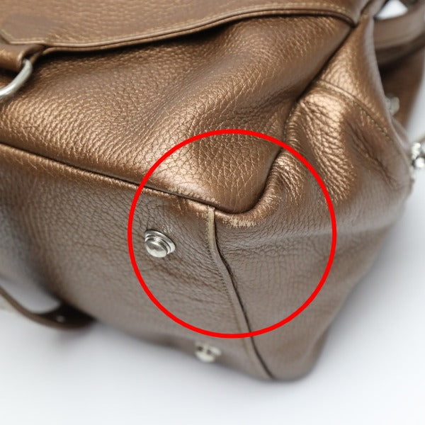 botkier Handbag Leather (leather) gold Handbag Women Used Authentic