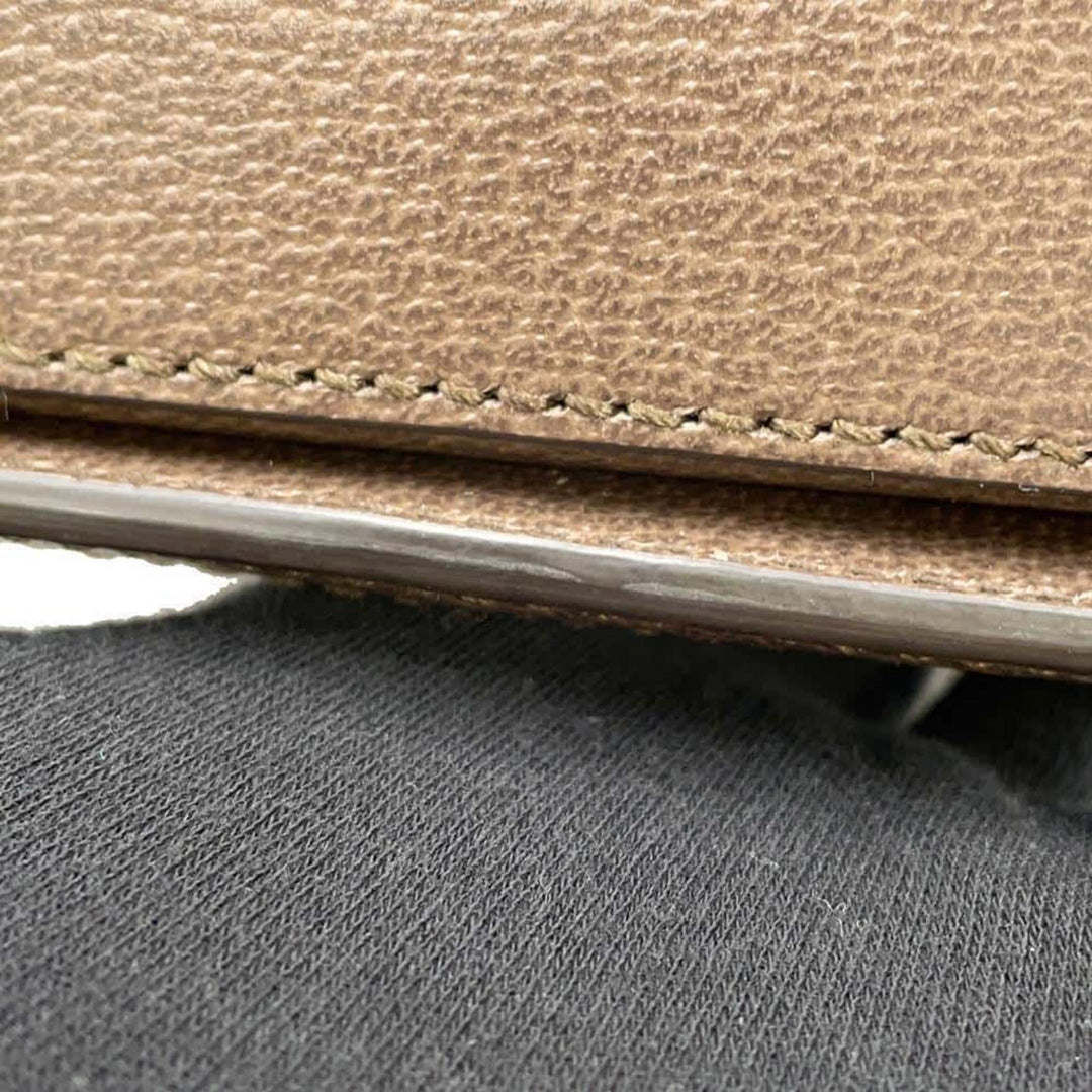 BALENCIAGA GUCCI Collaboration PVC Leather Beige Brown Shoulder Bag Preloved