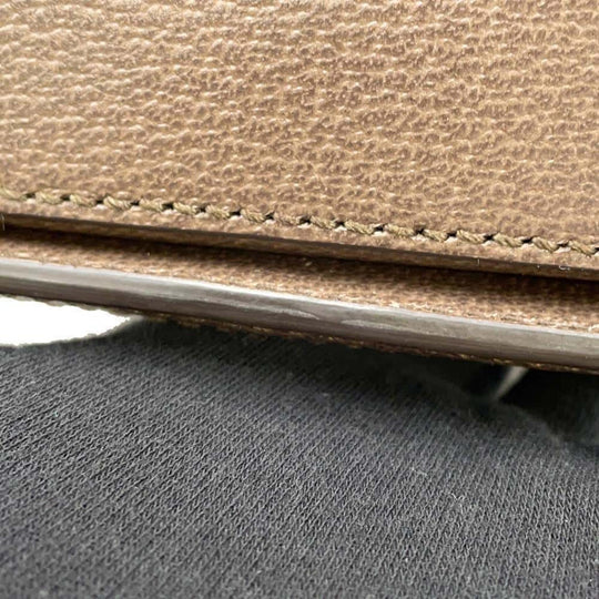 BALENCIAGA GUCCI Collaboration PVC Leather Beige Brown Shoulder Bag Preloved
