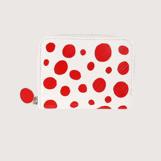 Louis Vuitton LVxYK Epi Leather White Red Zip Around Purse New