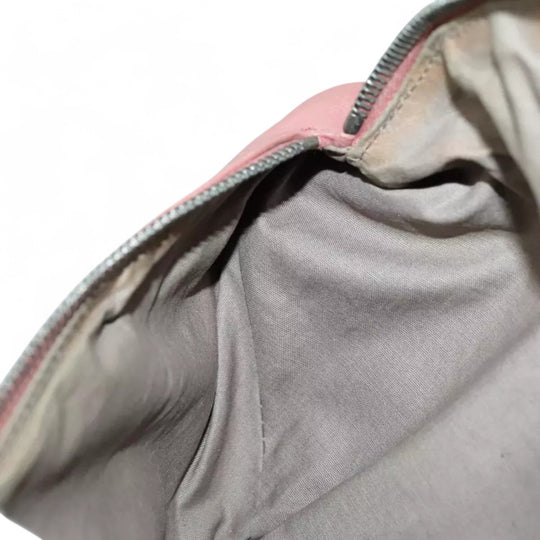 Bottega Veneta Waist Bag Leather Pink Shoulder Strap