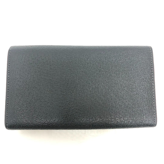 Vivienne Westwood Long Wallet Purse leather black Orb Women Used Authentic