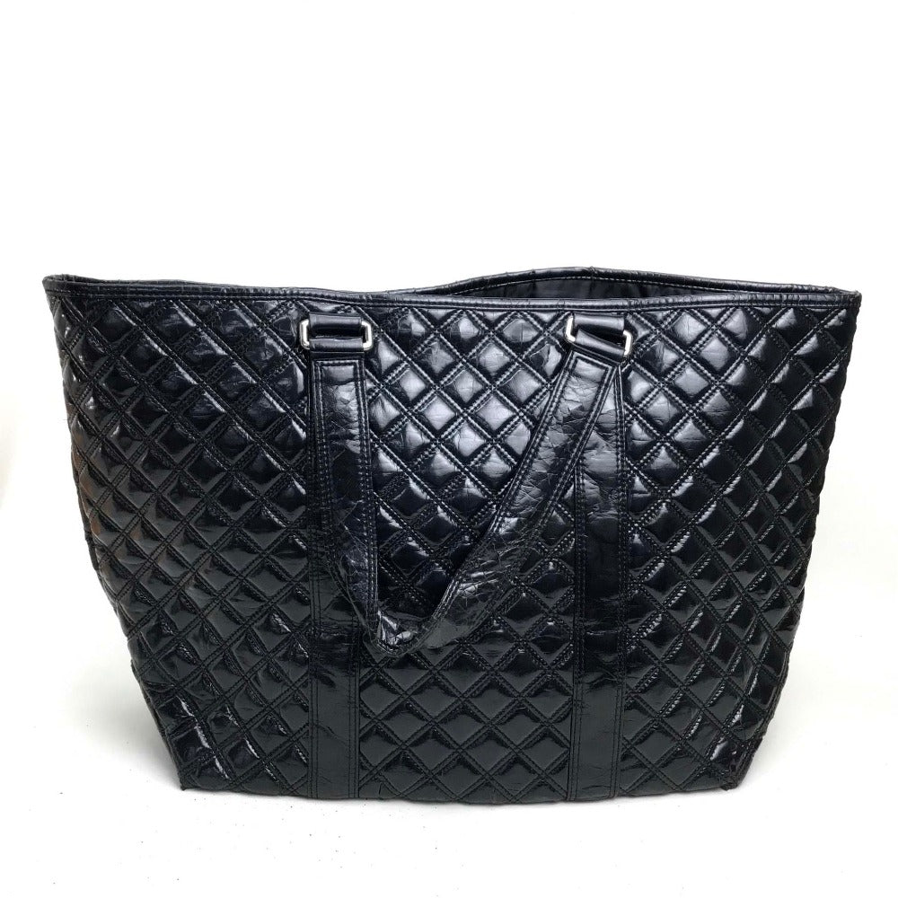 MARC JACOBS Tote Bag PVC black Quilted Tote (old model) Women Used Authentic