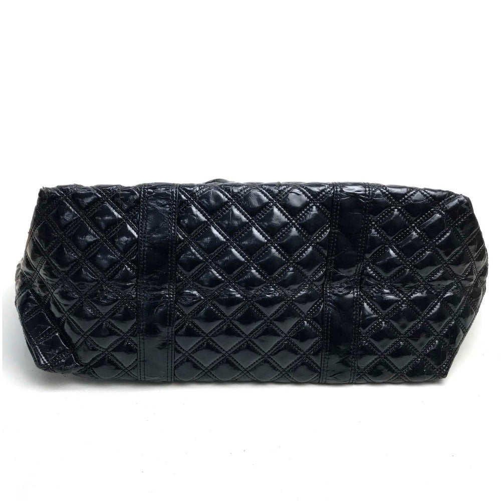MARC JACOBS Tote Bag PVC black Quilted Tote (old model) Women Used Authentic