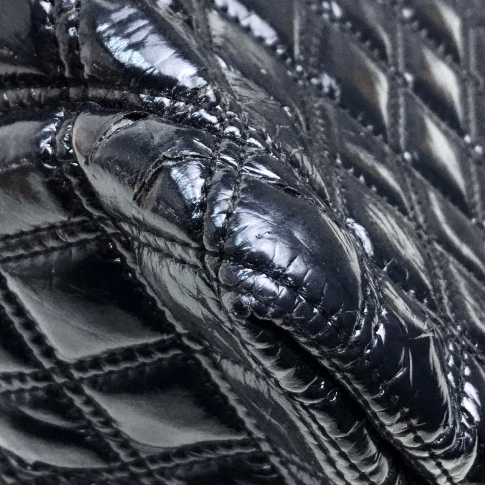 MARC JACOBS Tote Bag PVC black Quilted Tote (old model) Women Used Authentic