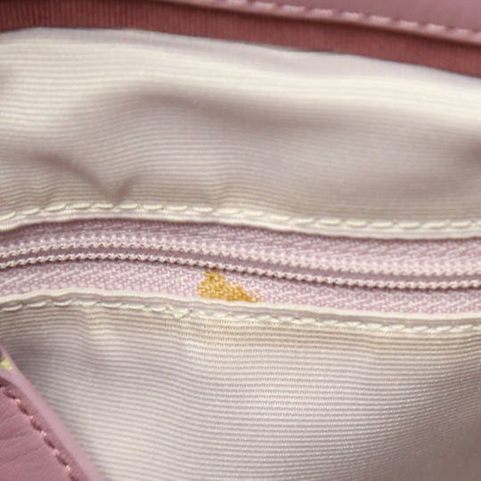 COACH Tote Bag 13412 leather purple Shoulder Bag Calfskin Women Used Authentic