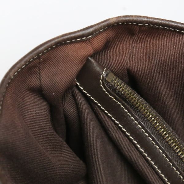CELINE Handbag Suede beige Suede Celine Boogie bag Women Used Authentic