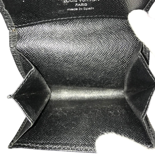 LOUIS VUITTON Coin case M63412 Epi Leather black Compact wallet Porto Monnaie Simple Coin Purse