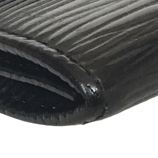 LOUIS VUITTON Coin case M63412 Epi Leather black Compact wallet Porto Monnaie Simple Coin Purse