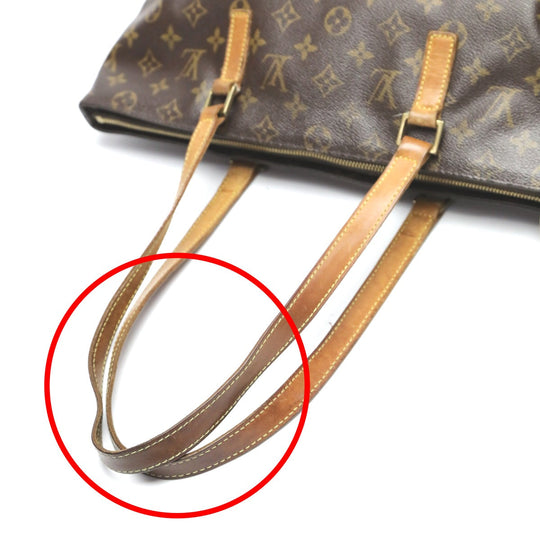 LOUIS VUITTON Tote Bag M51151 Monogram canvas Brown Tote Bag Monogram Cabas Mezzo Cabas Mezzo Women Used Authentic