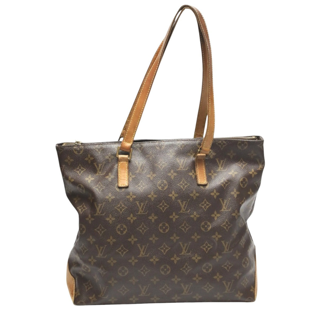 LOUIS VUITTON Tote Bag M51151 Monogram canvas Brown Tote Bag Monogram Cabas Mezzo Cabas Mezzo Women Used Authentic