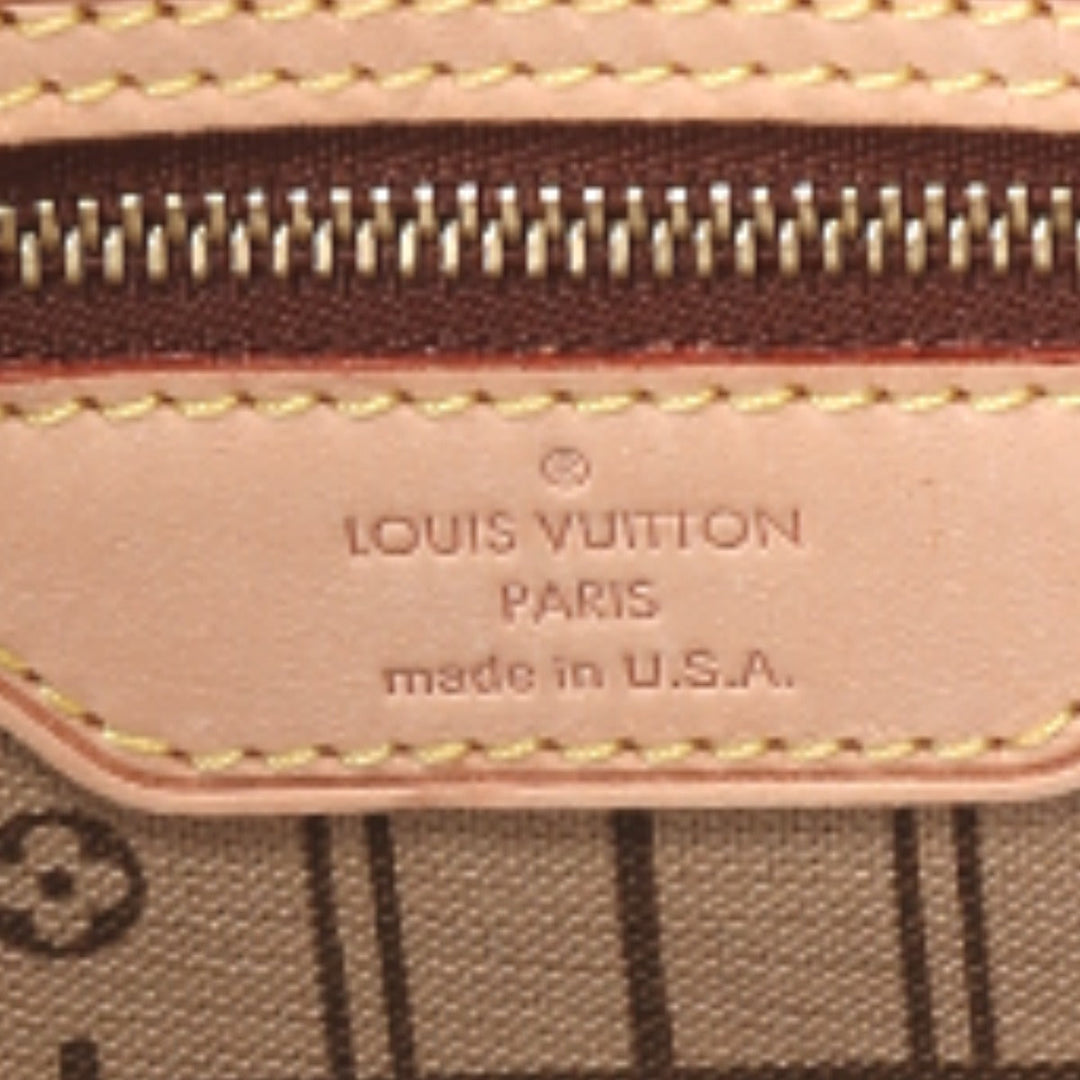 LOUIS VUITTON Tote Bag M40157 Monogram canvas Brown Tote Bag Monogram Discontinued Neverfull GM Women Used Authentic