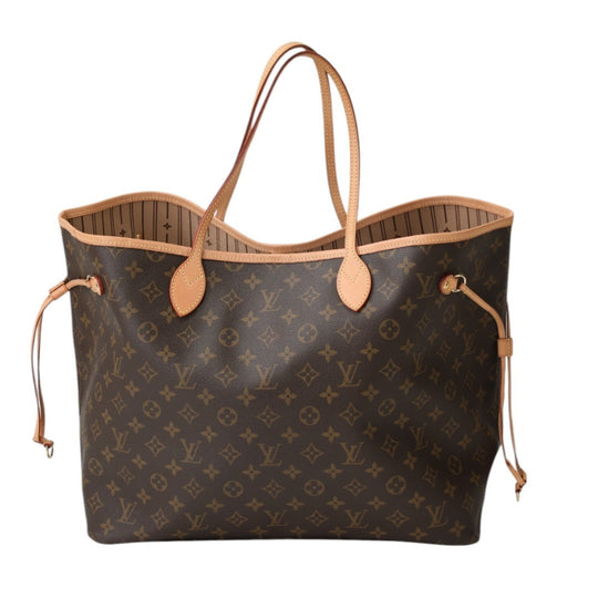 LOUIS VUITTON Tote Bag M40157 Monogram canvas Brown Tote Bag Monogram Discontinued Neverfull GM Women Used Authentic