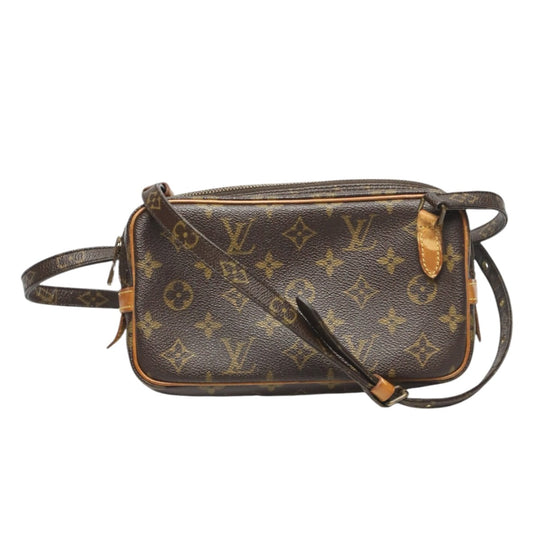LOUIS VUITTON Shoulder Bag M51828 Monogram canvas Brown Shoulder Bag Monogram Marley Bandouliere unisex(Unisex) Used Authentic