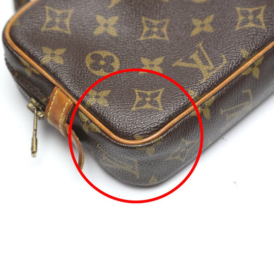 LOUIS VUITTON Shoulder Bag M51828 Monogram canvas Brown Shoulder Bag Monogram Marley Bandouliere unisex(Unisex) Used Authentic