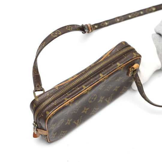 LOUIS VUITTON Shoulder Bag M51828 Monogram canvas Brown Shoulder Bag Monogram Marley Bandouliere unisex(Unisex) Used Authentic