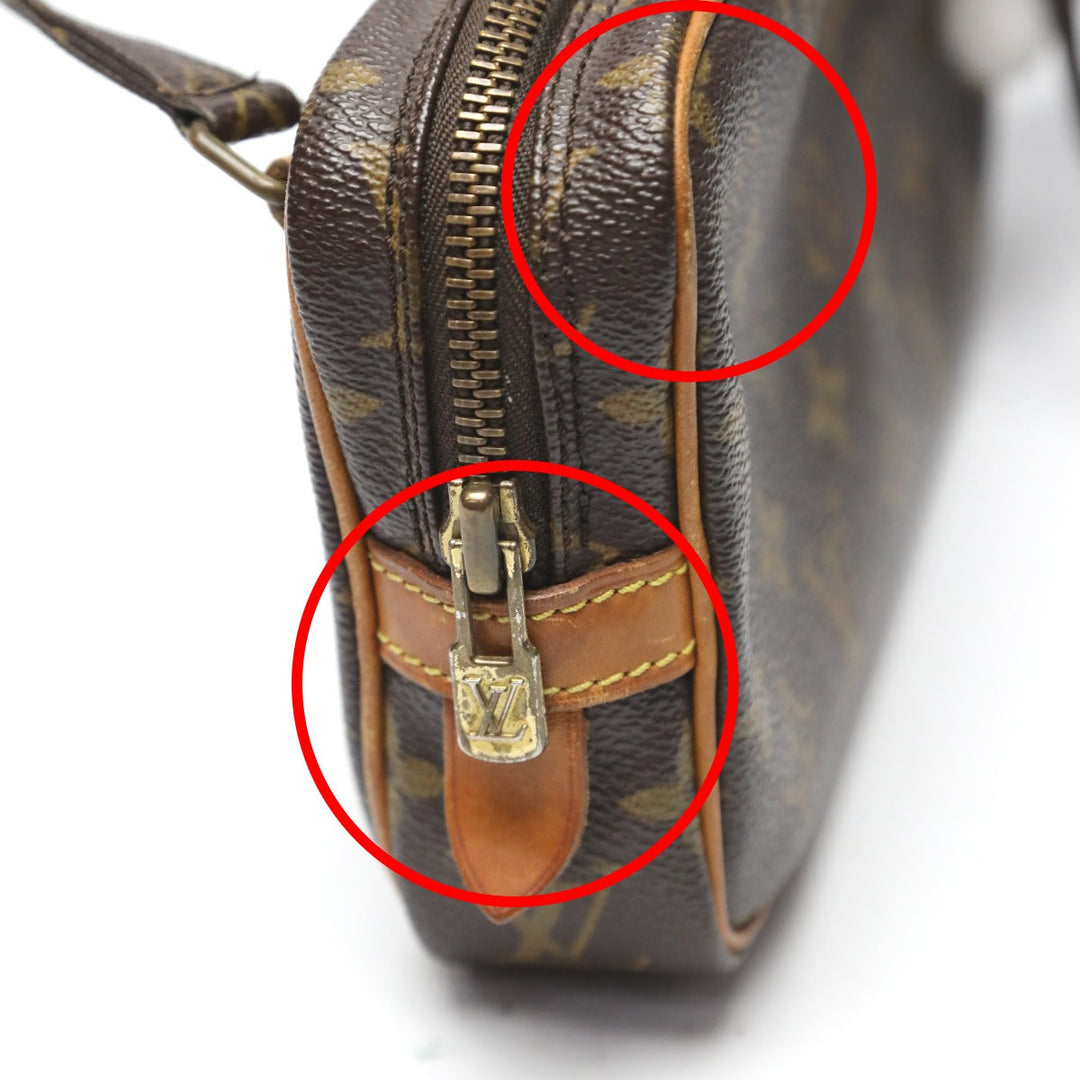 LOUIS VUITTON Shoulder Bag M51828 Monogram canvas Brown Shoulder Bag Monogram Marley Bandouliere unisex(Unisex) Used Authentic