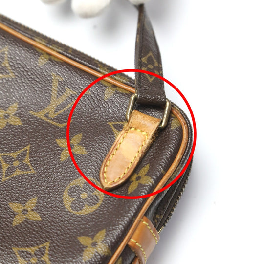 LOUIS VUITTON Shoulder Bag M51828 Monogram canvas Brown Shoulder Bag Monogram Marley Bandouliere unisex(Unisex) Used Authentic