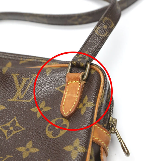 LOUIS VUITTON Shoulder Bag M51828 Monogram canvas Brown Shoulder Bag Monogram Marley Bandouliere unisex(Unisex) Used Authentic