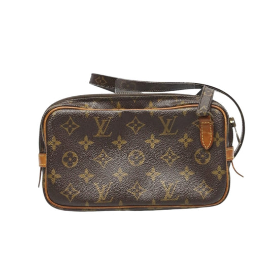 LOUIS VUITTON Shoulder Bag M51828 Monogram canvas Brown Shoulder Bag Monogram Marley Bandouliere unisex(Unisex) Used Authentic
