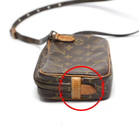 LOUIS VUITTON Shoulder Bag M51828 Monogram canvas Brown Shoulder Bag Monogram Marley Bandouliere unisex(Unisex) Used Authentic