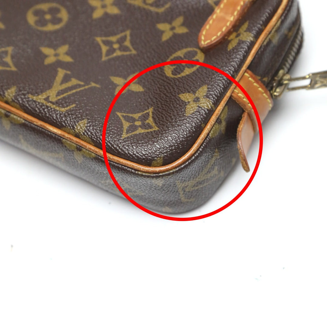 LOUIS VUITTON Shoulder Bag M51828 Monogram canvas Brown Shoulder Bag Monogram Marley Bandouliere unisex(Unisex) Used Authentic
