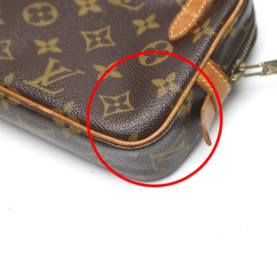LOUIS VUITTON Shoulder Bag M51828 Monogram canvas Brown Shoulder Bag Monogram Marley Bandouliere unisex(Unisex) Used Authentic