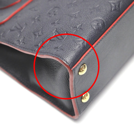 LOUIS VUITTON Handbag M42817 Monogram Ann Platt Marine Rouge Handbag Monogram Ann Platt Ponneuf MM Women Used Authentic