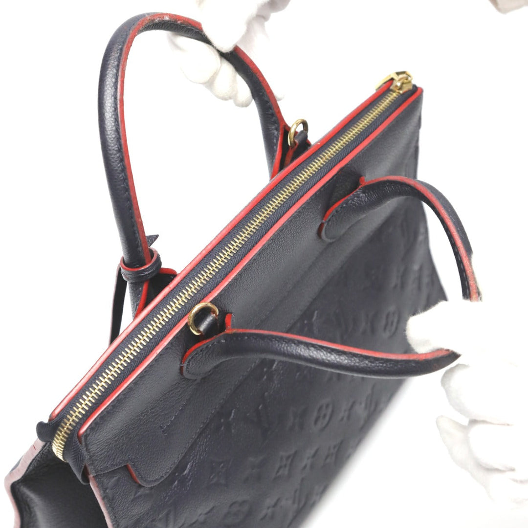 LOUIS VUITTON Handbag M42817 Monogram Ann Platt Marine Rouge Handbag Monogram Ann Platt Ponneuf MM Women Used Authentic