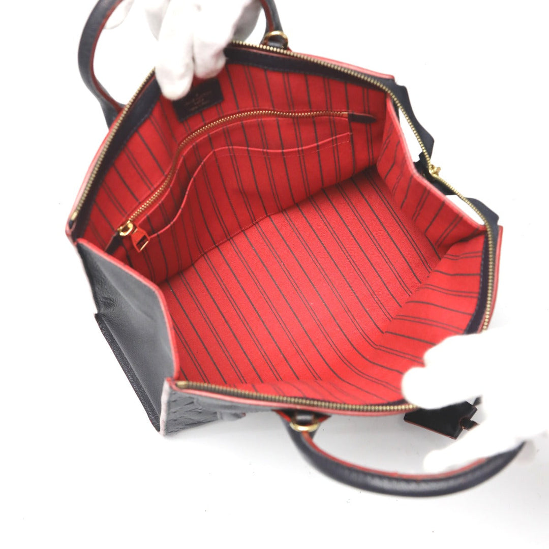LOUIS VUITTON Handbag M42817 Monogram Ann Platt Marine Rouge Handbag Monogram Ann Platt Ponneuf MM Women Used Authentic