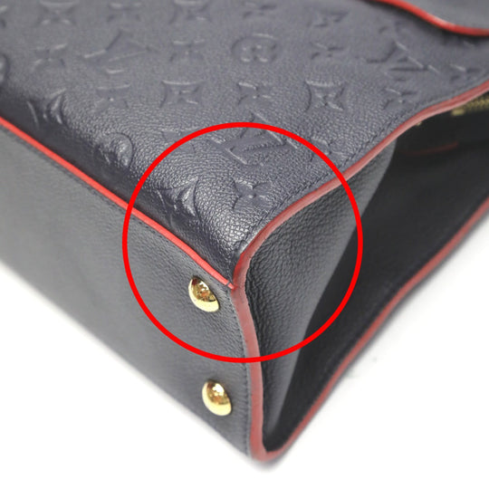 LOUIS VUITTON Handbag M42817 Monogram Ann Platt Marine Rouge Handbag Monogram Ann Platt Ponneuf MM Women Used Authentic