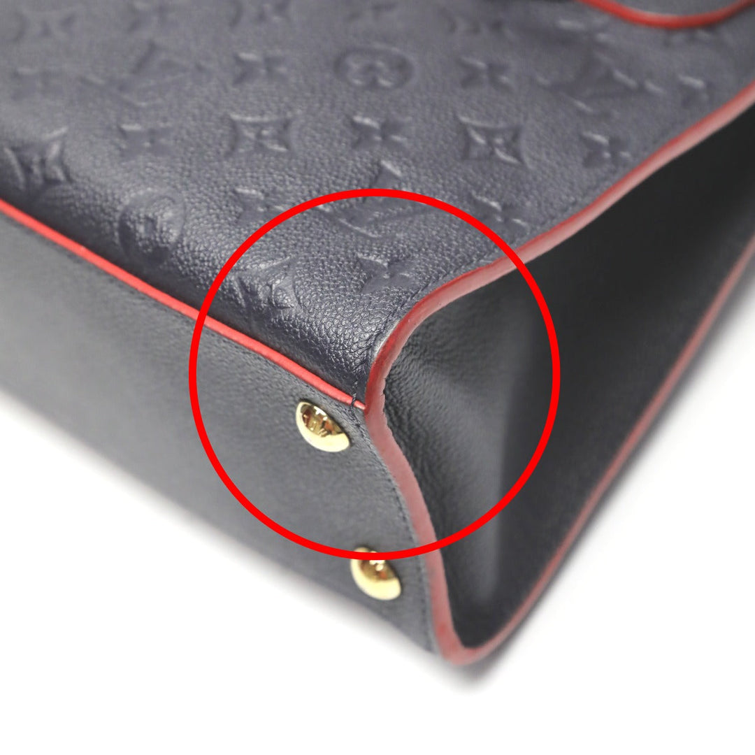 LOUIS VUITTON Handbag M42817 Monogram Ann Platt Marine Rouge Handbag Monogram Ann Platt Ponneuf MM Women Used Authentic